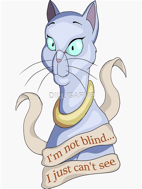 "Felidae - Felicity - Blind" Sticker for Sale by DILLIGAFM8 | Redbubble