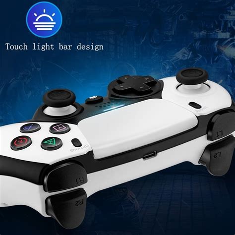 Bluetooth Game Wireless Controller For PC / PS4 / Switch (White ...