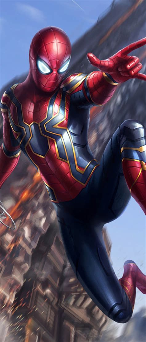 1080x2520 Resolution Iron-Spider Avengers Infinity War 1080x2520 ...