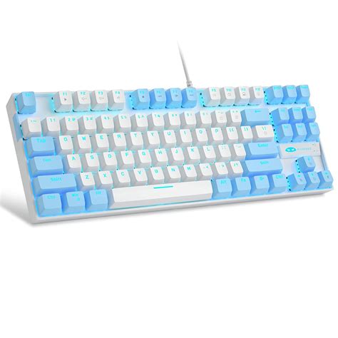 Amazon.in: Buy MageGee 75% Mechanical Gaming Keyboard With Red Switch, Led Blue Backlit Keyboard ...