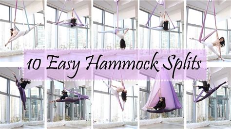 Aerial Hammock Dance - 10 easy hammock split tricks (beginner to ...