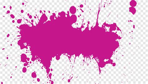 Hot pink paint abstract, 80's In The Sand Art Paint Music Etsy, color splash, love, purple png ...