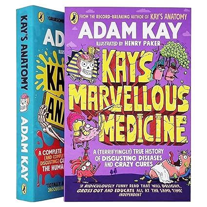 Adam Kay 2 Books Collection Set (Kay's Anatomy, Kay's Marvellous Medicine): Amazon.co.uk: Adam ...