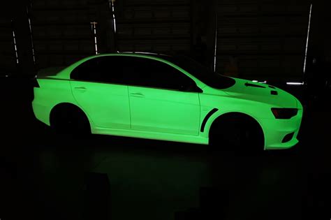 The Worlds Most Luminous Glow In The Dark Car