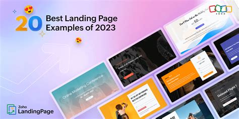 20 Best Landing Page Examples [for 2024] - Zoho LandingPage