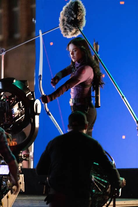 Hailee Steinfeld – ‘Hawkeye’ set in Atlanta – Georgia – GotCeleb