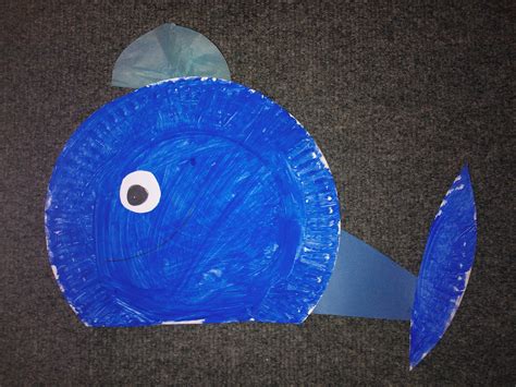 Paper plate whale | Childrens crafts, Crafts for kids, Crafts