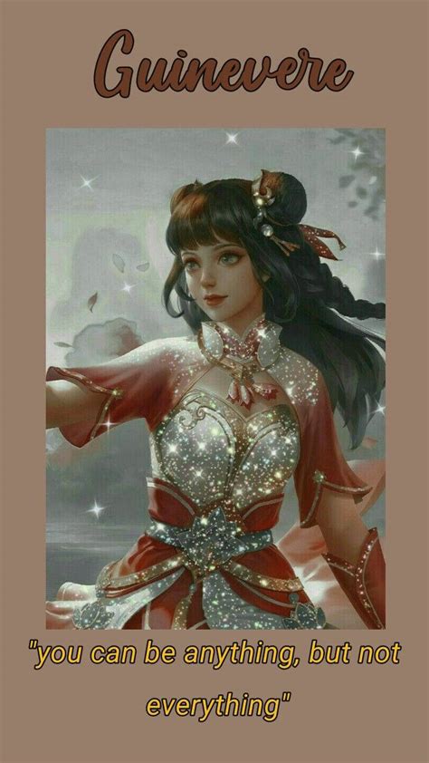 Download Mobile Legends Guinevere With Quotes Wallpaper | Wallpapers.com