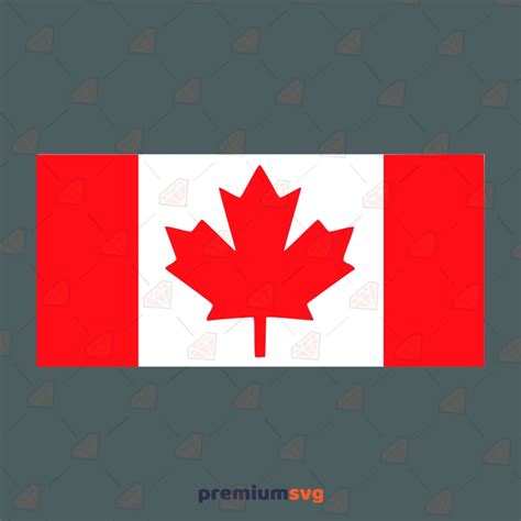 Canada Flag SVG Vector Files, Basic Canada Flag SVG Instant Download | PremiumSVG