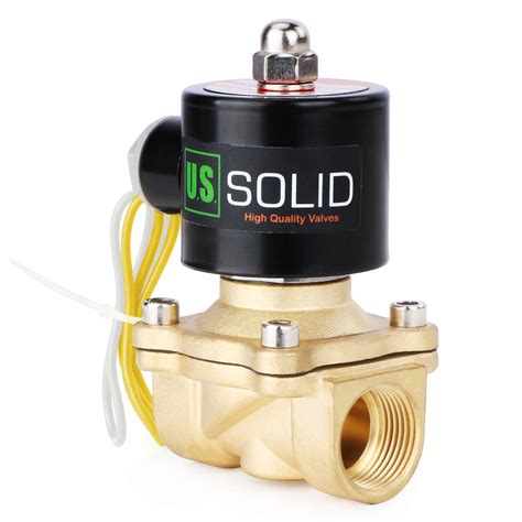 Buy 3/4" Brass Electric Solenoid Valve 110V AC Normally Closed Non ...