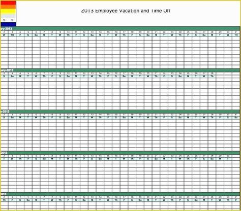 Free Annual Leave Planner Excel Template Of Annual Leave Calendar Spreadsheet Template ...