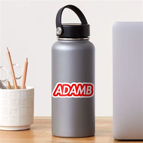 "Adam B Merch Adamb" Sticker by SamibShop | Redbubble