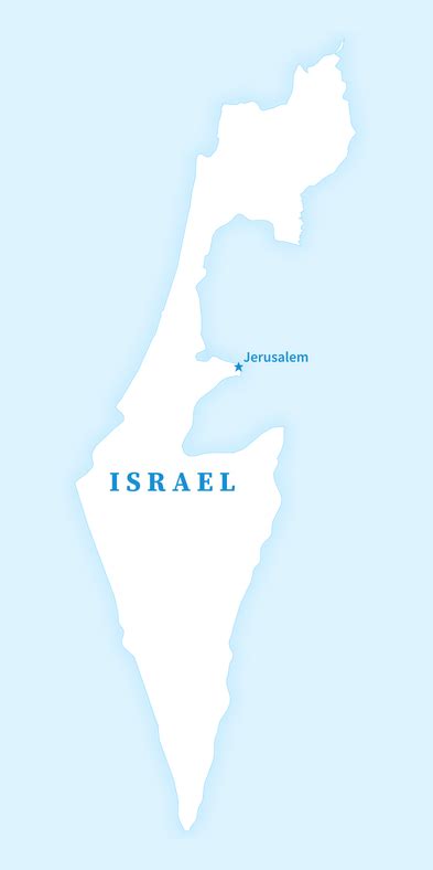 Israel - Administrative Boundaries Vector Map | Boundless Maps