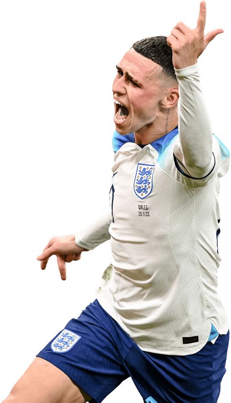 Phil Foden England football render - FootyRenders