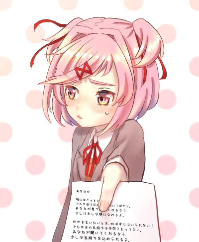 Natsuki sharing her poem with you~ 💗 ( by @mimiko_0914 on Twitter) : DDLC | Literature club ...