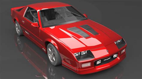 1990 Chevrolet Camaro IROC-Z 3D Model by msasdt