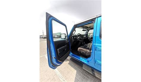 Used Jeep Wrangler - 2023- Blue 2023 for sale in Sharjah - 668828