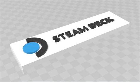 STL file STEAMDECK LOGO 😤・3D printable model to download・Cults