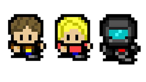 Pixel Characters Template