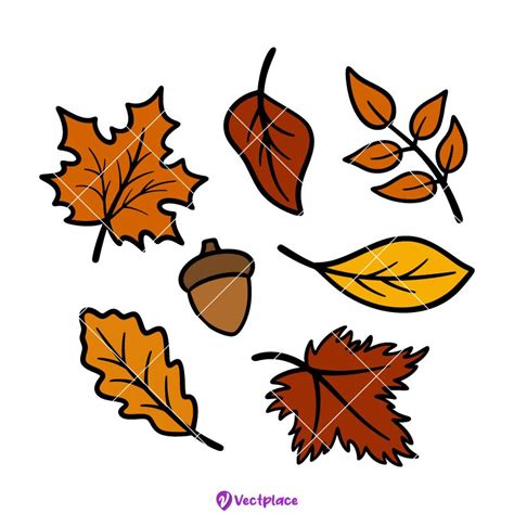 Fall Leaves Svg, Autumn Leaves Svg, Fall Svg, Cut File, Cricut, Png ...