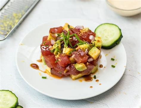 Tuna Tartare Recipe With Creamy Citrus Sauce