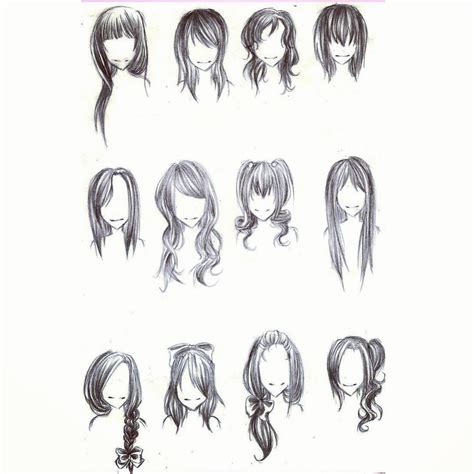 Various hair styles if you're stuck. Curly, straight, bob, wavy. #hair ...