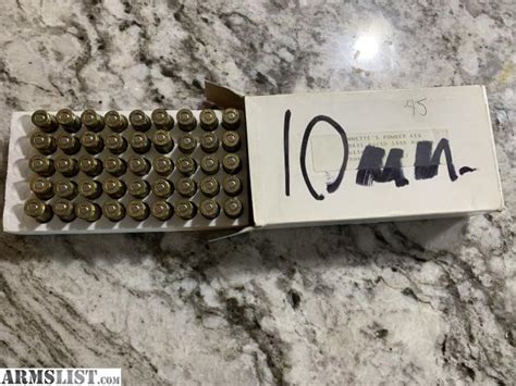 ARMSLIST - For Sale: 10 mm Ammo