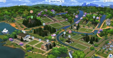 My wip willow creek rebuild :) : r/thesims