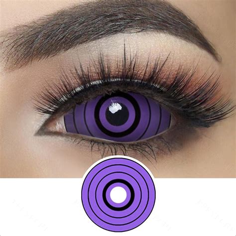 17MM Sharingan Rinnegan Mini Sclera Lenses Halloween Lentes De Contato ...