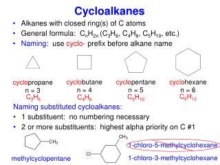 PPT - Cycloalkanes PowerPoint Presentation, free download - ID:2220596