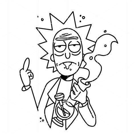 Rick And Morty Outline | ubicaciondepersonas.cdmx.gob.mx