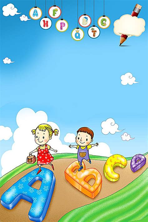 Free Posters, Cartoon, Creative Background Images, Cartoon English ...