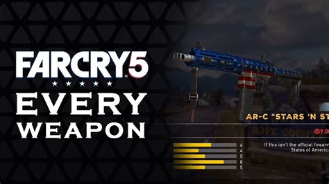 FAR CRY 5 - ALL WEAPONS | Every purchasable / unlockable weapon [FC5 ...