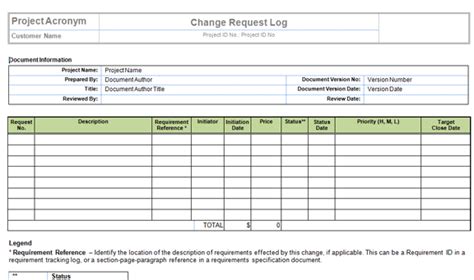 Excel Document Control Log Template - Free Documents