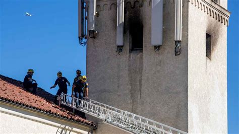 Los Angeles church damaged by fire for 2nd time in less than 2 years, arson investigation ...