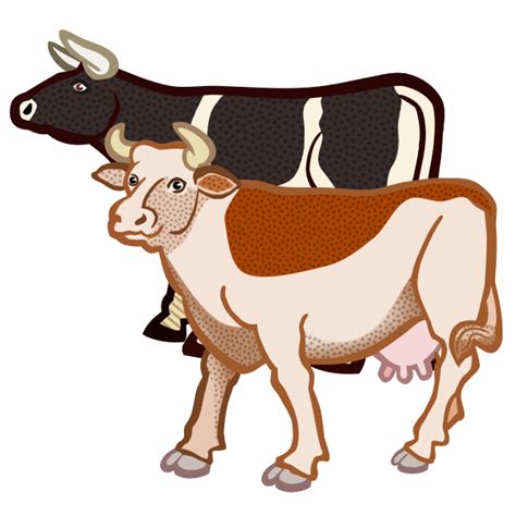 Dairy Cattle Cartoon Small Cow Pattern Png Pngwave | Images and Photos finder