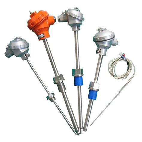 Armored thermocouple temperature sensor WRNK-331