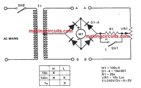 Simple Capacitor Tester Circuit