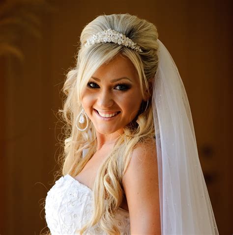 20 Swoon-Worthy Wedding Hairstyles with Tiara and Veil