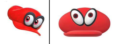 Drawing Cappy from Super Mario Odyssey : r/ExpectationVsReality