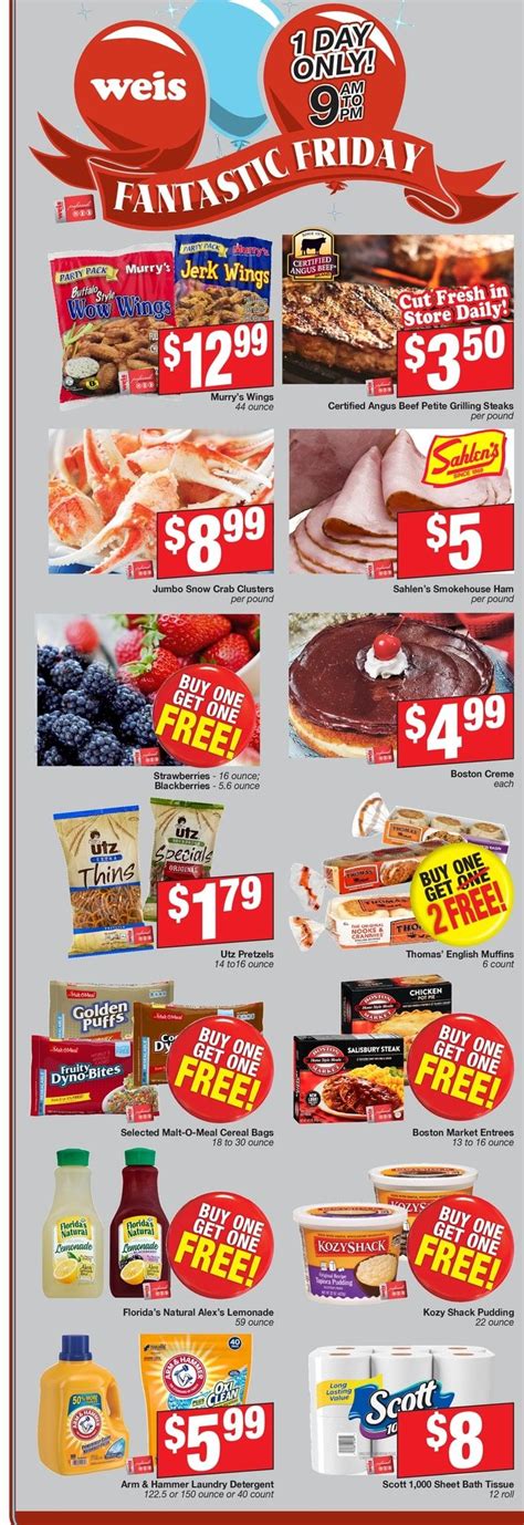 Weis Markets Fantastic Friday September 20, 2019. View the Latest Weis ...