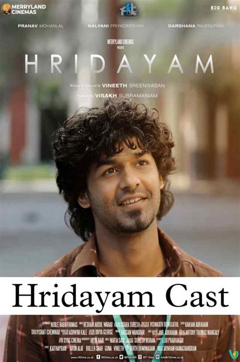 Cast of Hridayam (film)