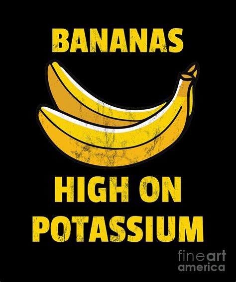 Funny Bananas High On Potassium Drawing by Noirty Designs - Pixels