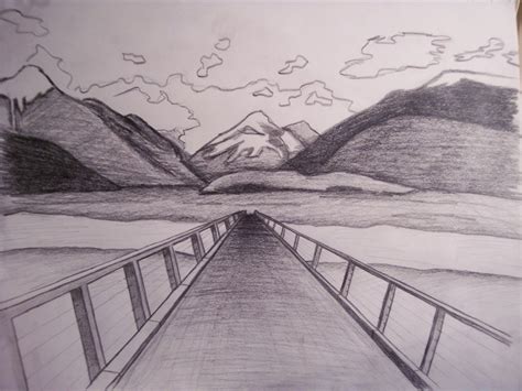 Road Perspective Drawing at GetDrawings | Free download