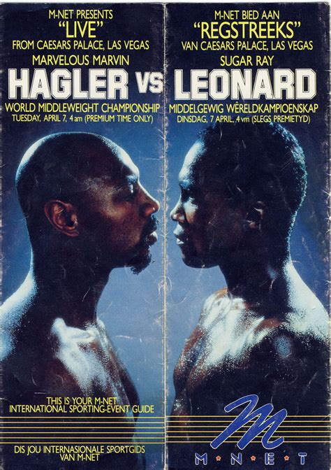 Sugar ray Leonard vs Marvin Hagler | African Ring