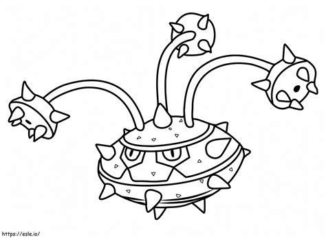 Ferrothorn Pokemon coloring page