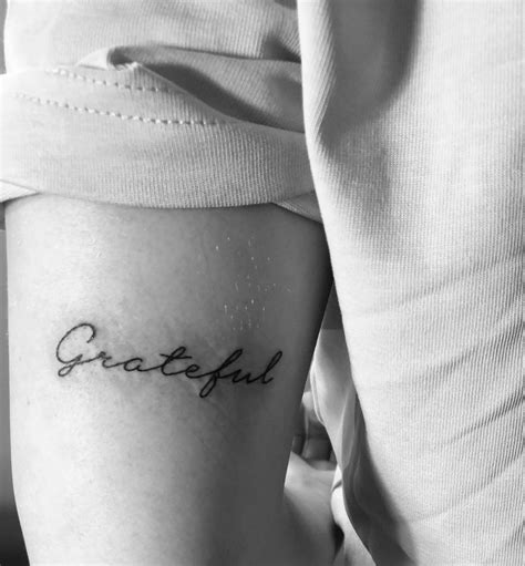 Grateful tattoo | Tatoeage ideeën, Tatoeage plekken, Tatoeage