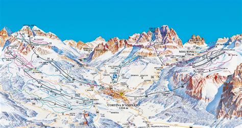 Cortina d’Ampezzo Ski Map - skiflicks.com