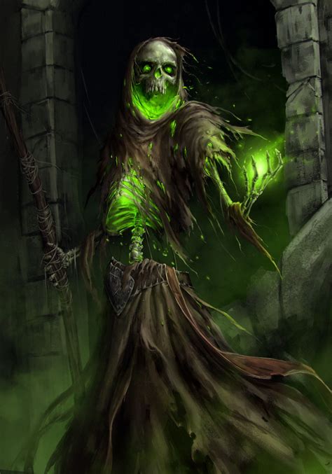 green, Damian Mantur | Undead warrior, Fantasy creatures, Fantasy artwork