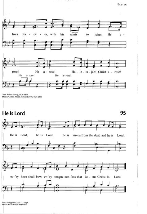 He Is Lord | Hymnary.org